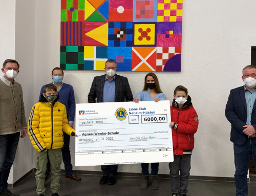 Unterstützung der Agnes-Wenke-Sekundarschule durch den Lions-Club Neheim-Hüsten